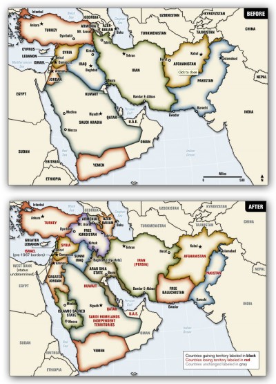 Redrawing the Middle East: A Look at more 